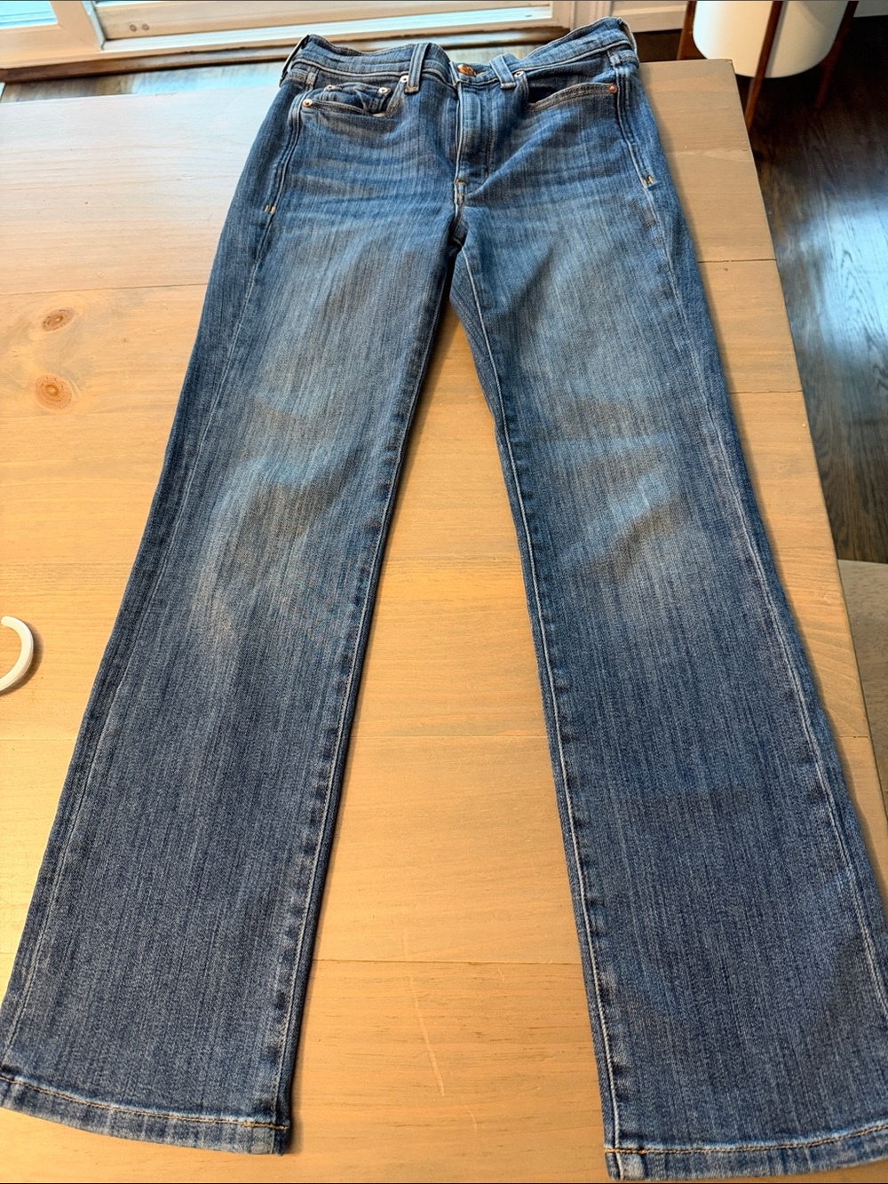 AYR Women's Flare Jeans in Medium Blue